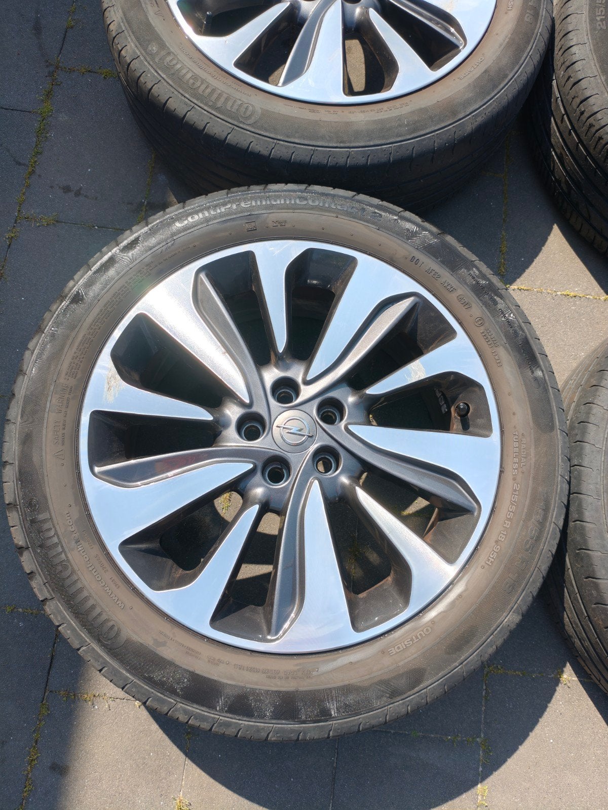 Jeu de jantes 18 pouces d'origine Opel Mokka (X) 5x105, Autos : Pièces & Accessoires, Pneus et Jantes, 215 mm, Enlèvement ou Envoi