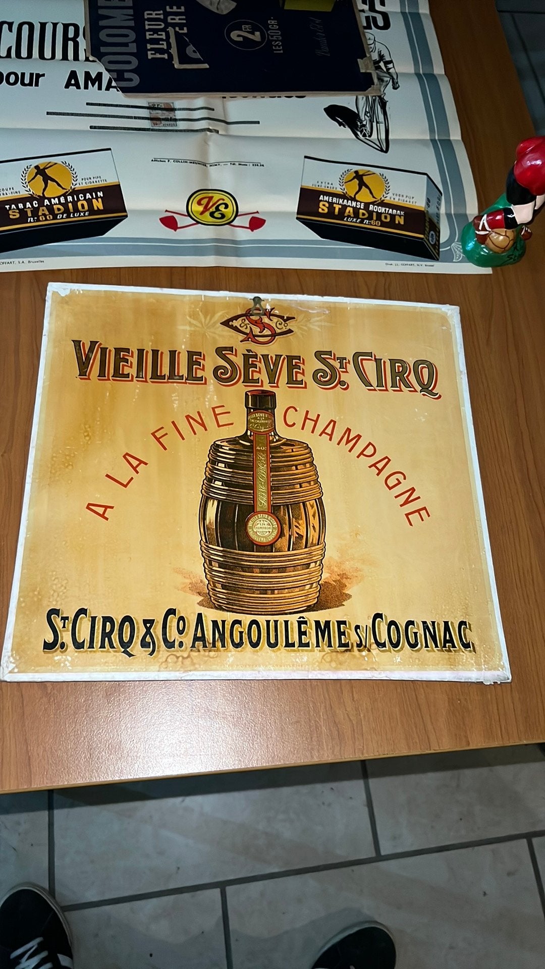 Ancienne publicité pour Cognac, Enlèvement ou Envoi, Comme neuf