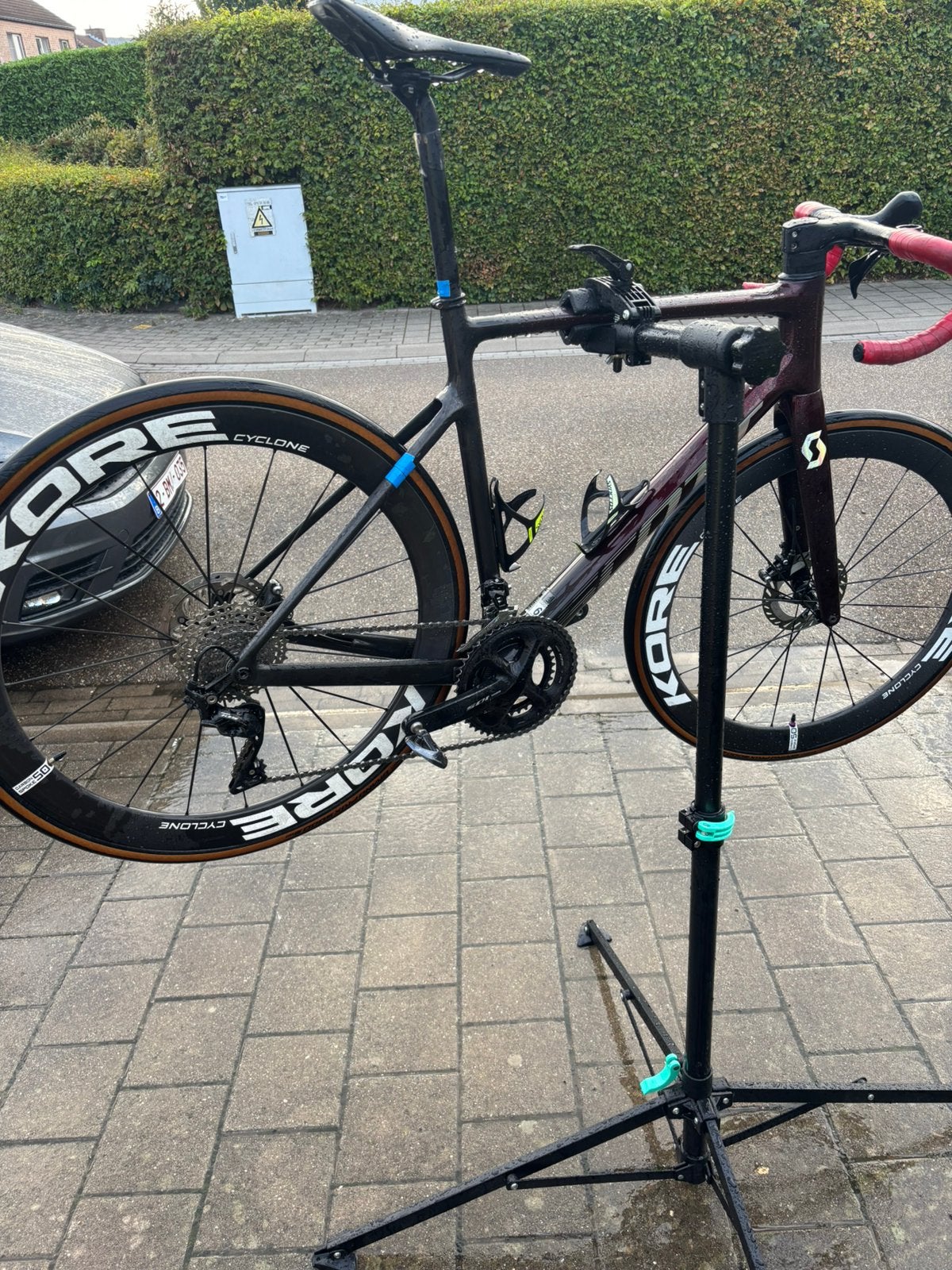 Scott addict 30, maat large, Fietsen en Brommers, Ophalen, Zo goed als nieuw, Carbon
