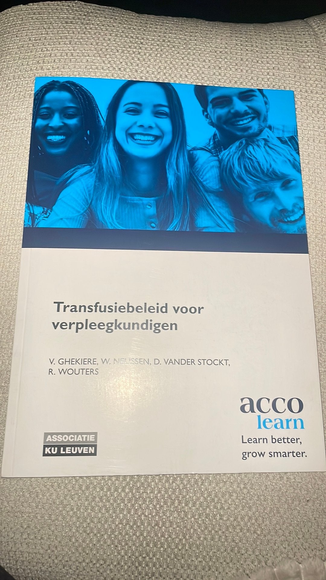 V. Ghekiere - Transfusiebeleid voor verpleegkundigen, Ophalen of Verzenden, V. Ghekiere; G. Nelissen