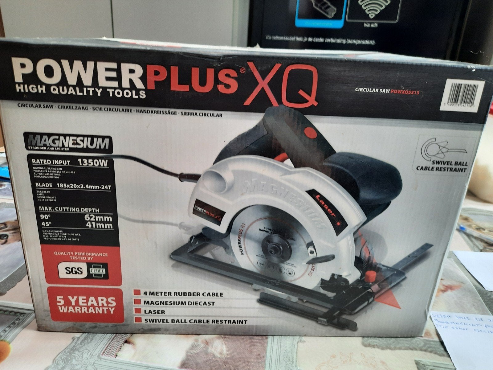 zaag machine powerplus xq, Bricolage & Construction, Enlèvement