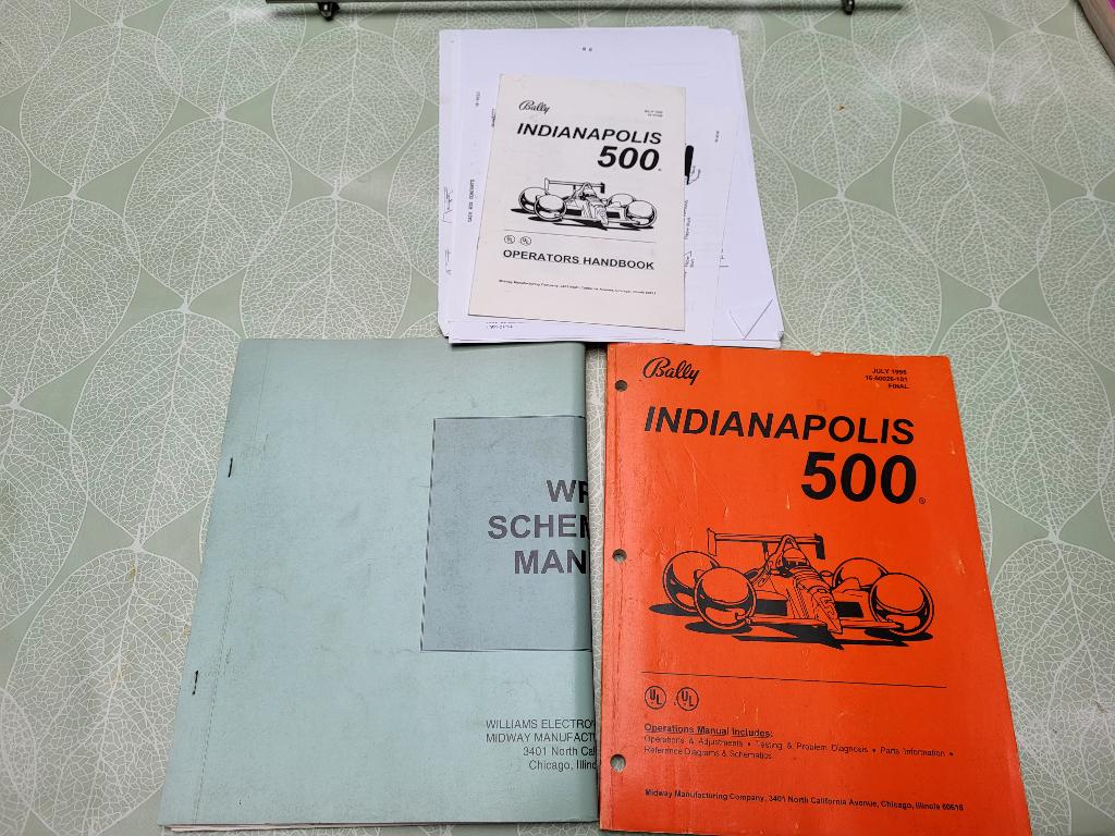 Flipperkast handleiding : Indianapolis 500, Gebruikt, Overige typen, Overige soorten, Ophalen of Verzenden