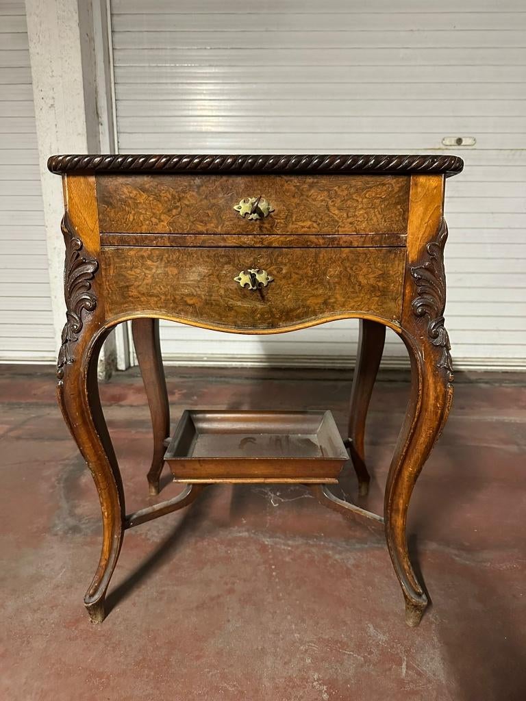 Petit meuble ancien style Louis XV – bois plaqué, Antiquités & Art, Antiquités | Meubles | Chaises & Canapés, Enlèvement
