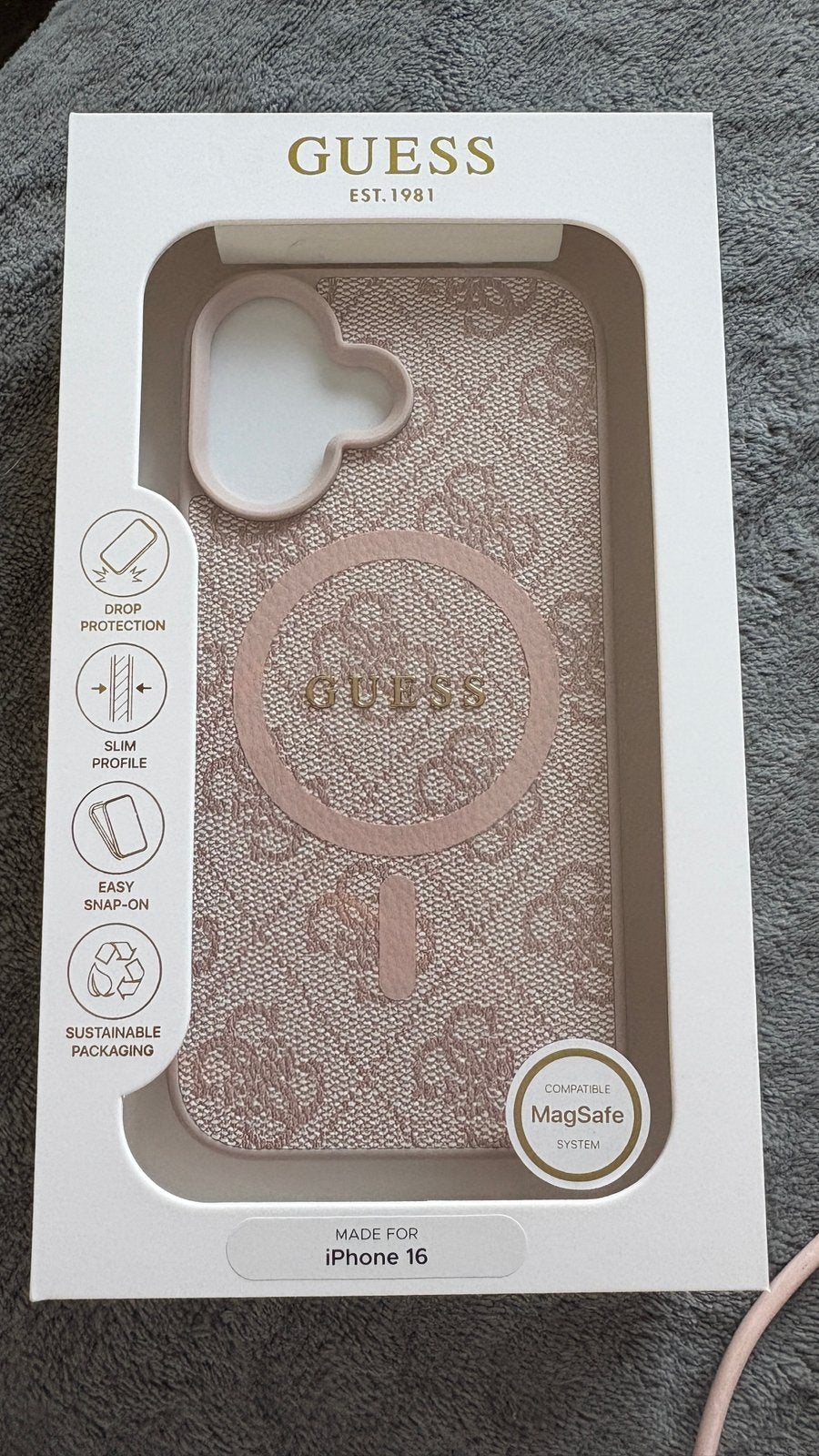 Magsafe hoesje Guess iphone 16, MagSafe, IPhone 16, Nieuw, Ophalen of Verzenden