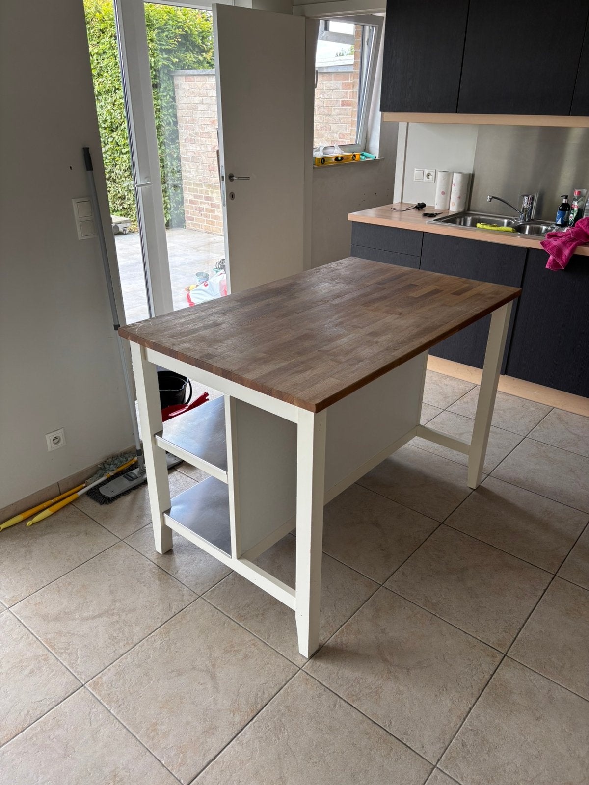 Staantafel keuken, Huis en Inrichting, Tafels | Statafels, Ophalen, Gebruikt