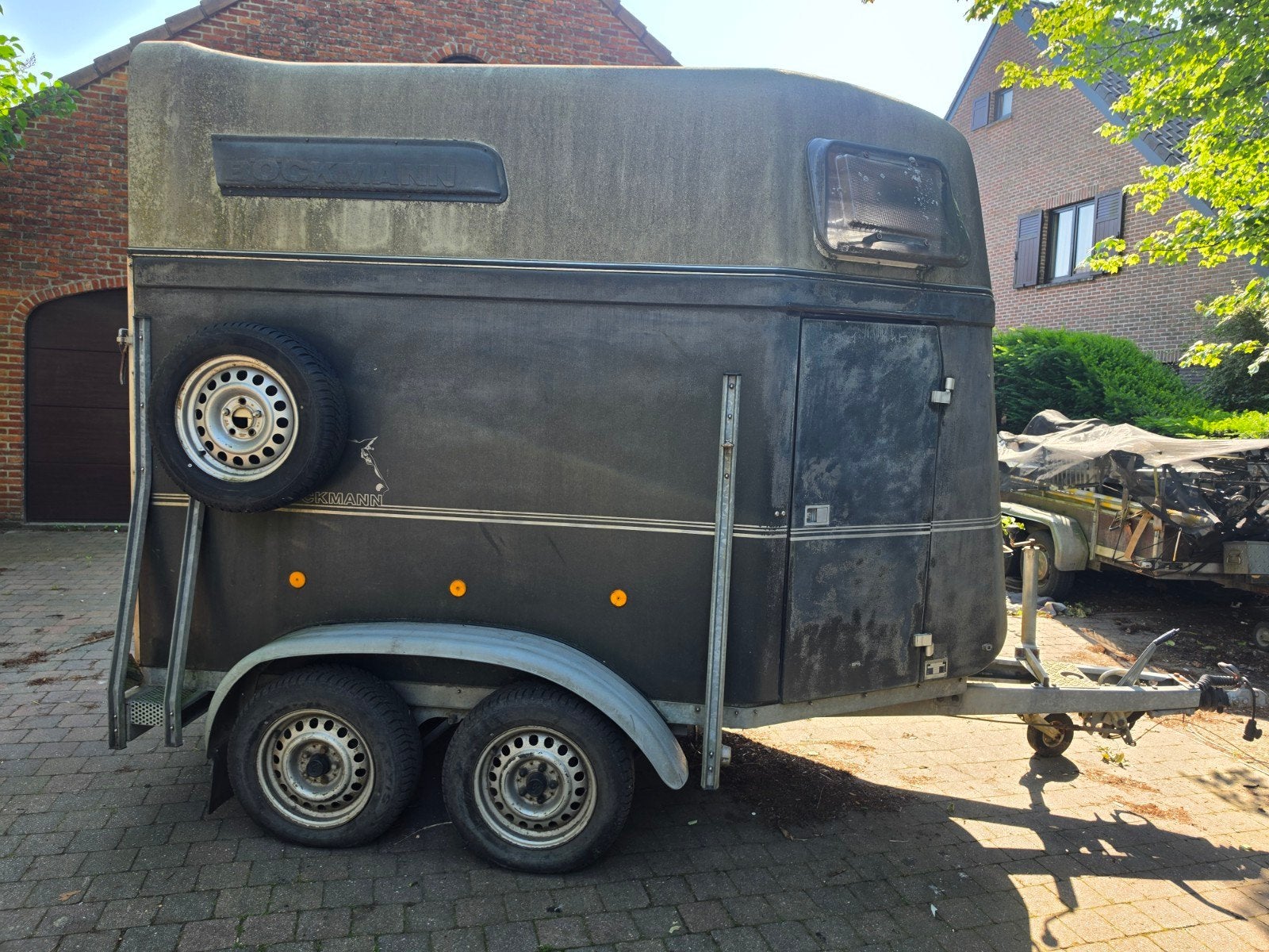 Bockmann dubbele paardentrailer xl, Dieren en Toebehoren, Ophalen