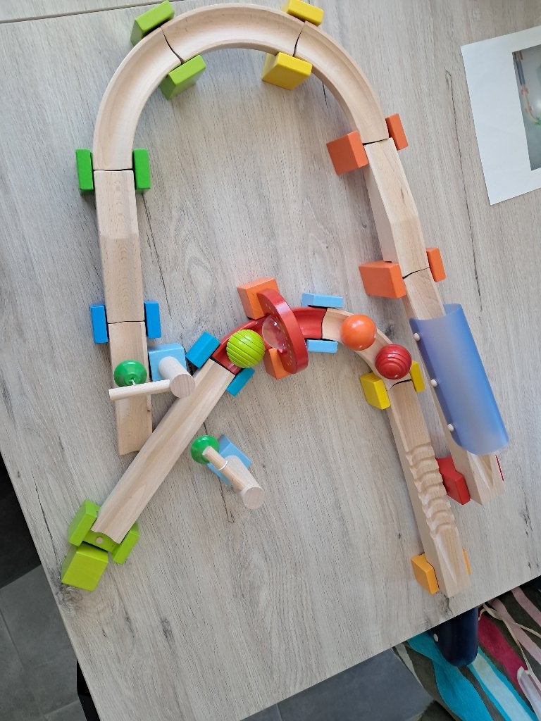 Haba mijn eerste knikkerbaan ( 2 banen), Ophalen, Zo goed als nieuw, Overige typen