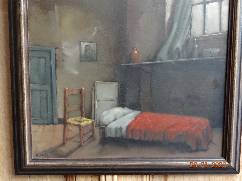 albert vael (huile sur panneau), Enlèvement ou Envoi, Panneau