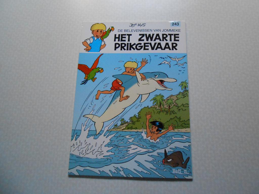 Jommeke 243 Het zwarte prikgevaar 2008 1 ste druk., Eén stripboek, Nieuw, Jef Nys., Ophalen of Verzenden