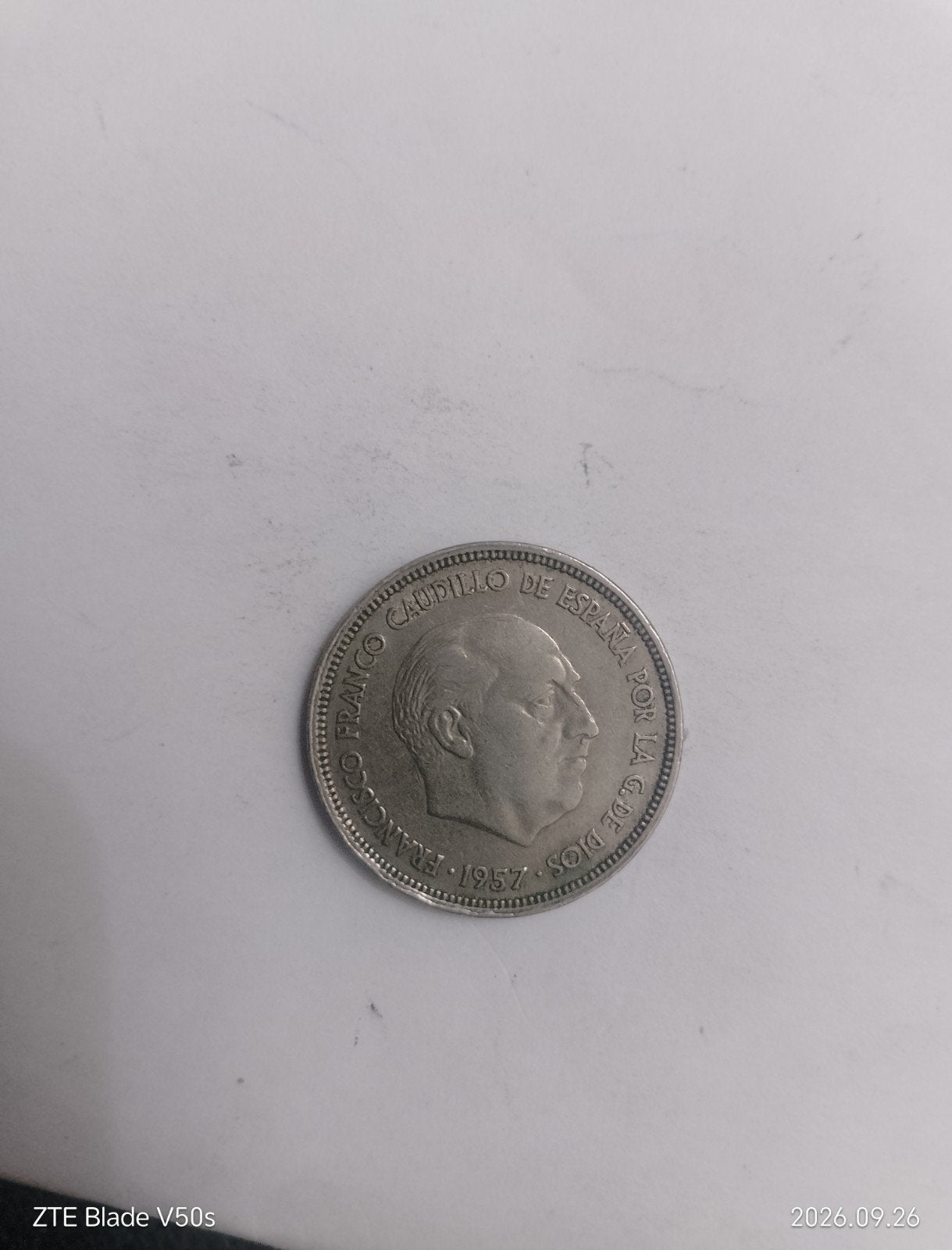 pièce de monnaie espagnole, Timbres & Monnaies, Enlèvement ou Envoi