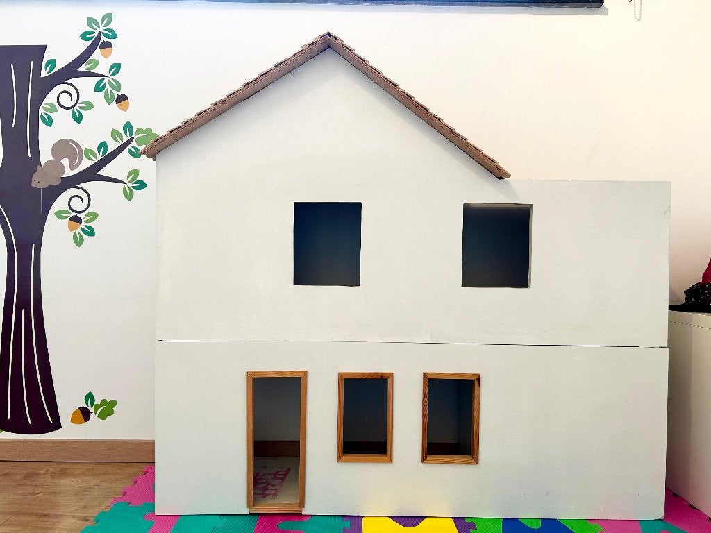 Poppenhuis GROOT 110x120cm, Kinderen en Baby's, Ophalen, Gebruikt, Poppenhuis