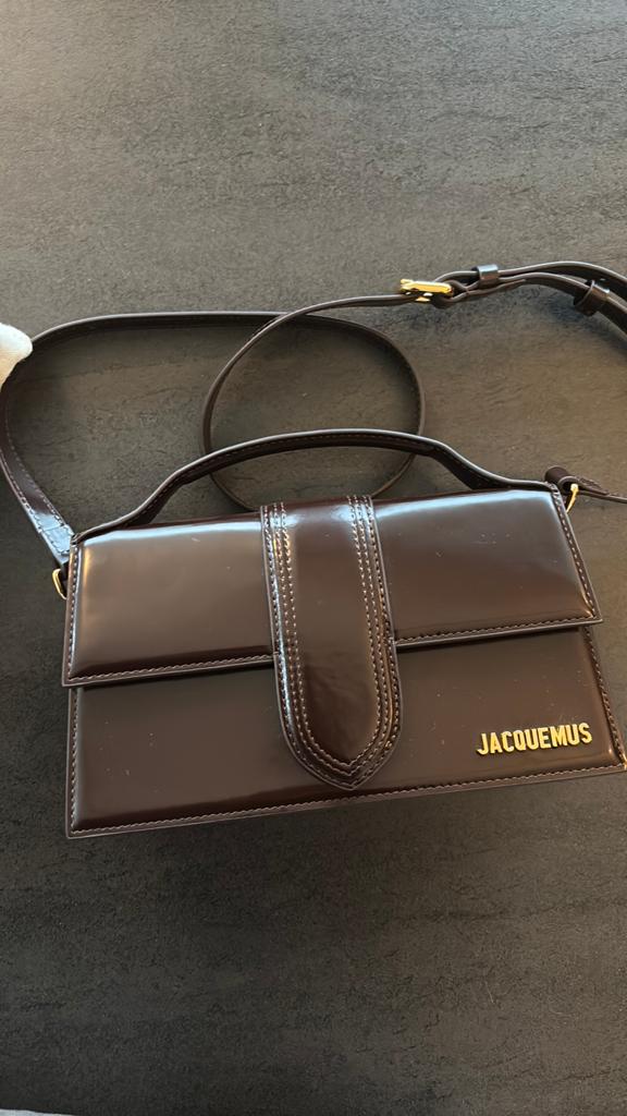 Jacquemus handtas, Ophalen of Verzenden, Zo goed als nieuw, Paars, Handtas