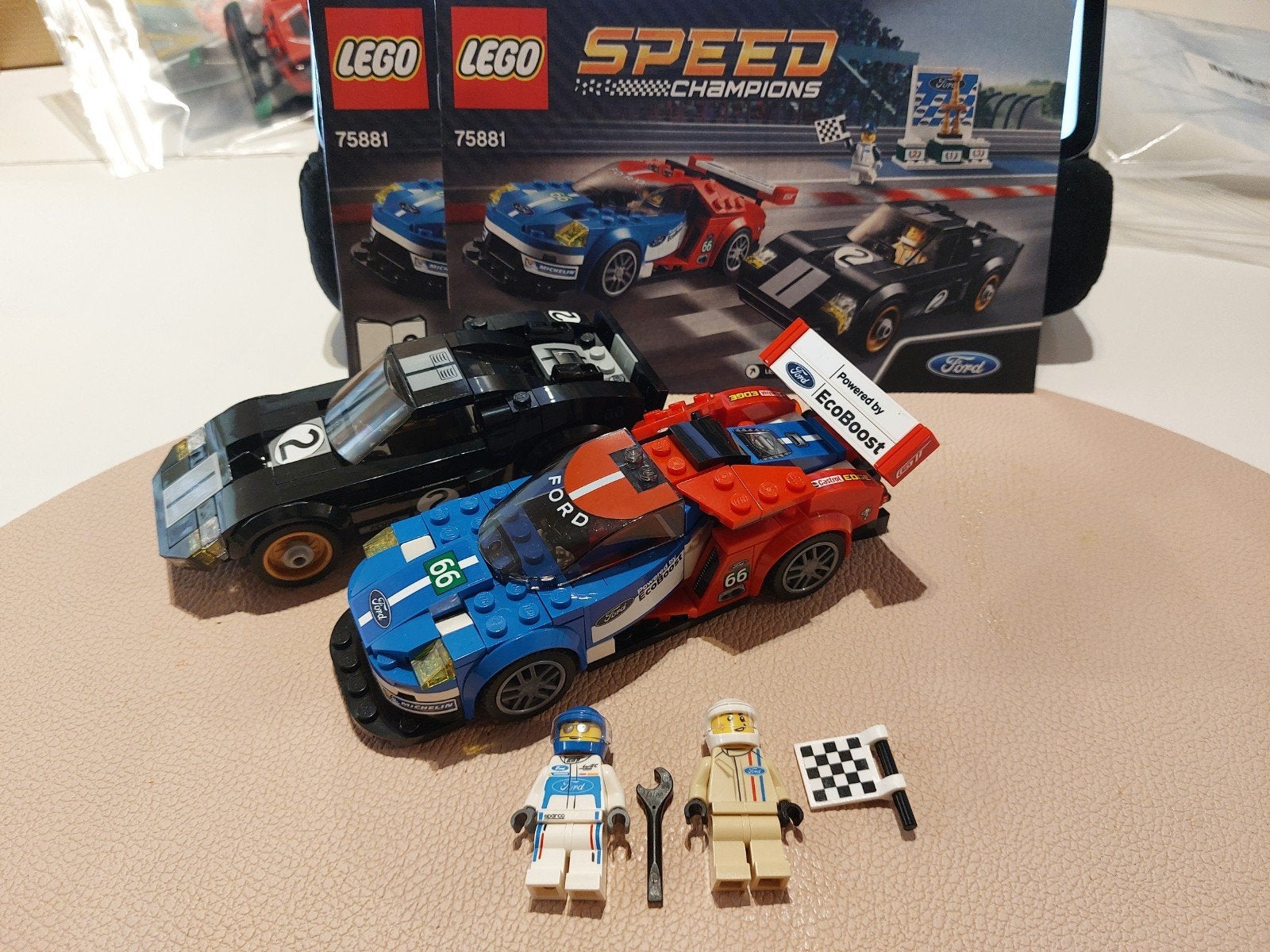 Lego Speed Champions 75881 2016 Ford GT & 1966 Ford GT40, Enlèvement ou Envoi, Lego, Instructions incluses, Speed Champions