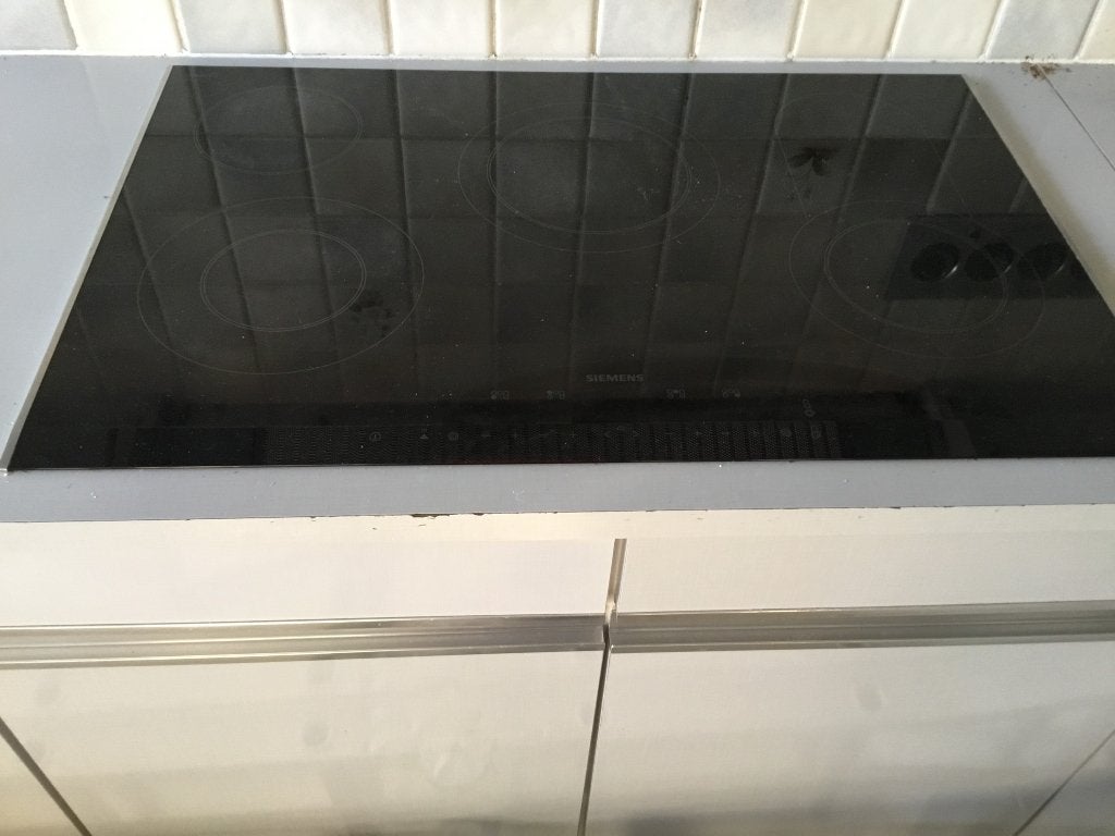 Keramische Siemens ET787501E kookplaat van 80,6 cm, Elektronische apparatuur, Kookplaten, Ophalen, Gebruikt, 4 kookzones, Inbouw