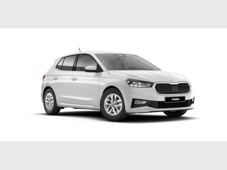 Skoda Fabia AMB TS 70/1.0 M5F, Auto's, Wit, Handgeschakeld, Fabia, Te koop