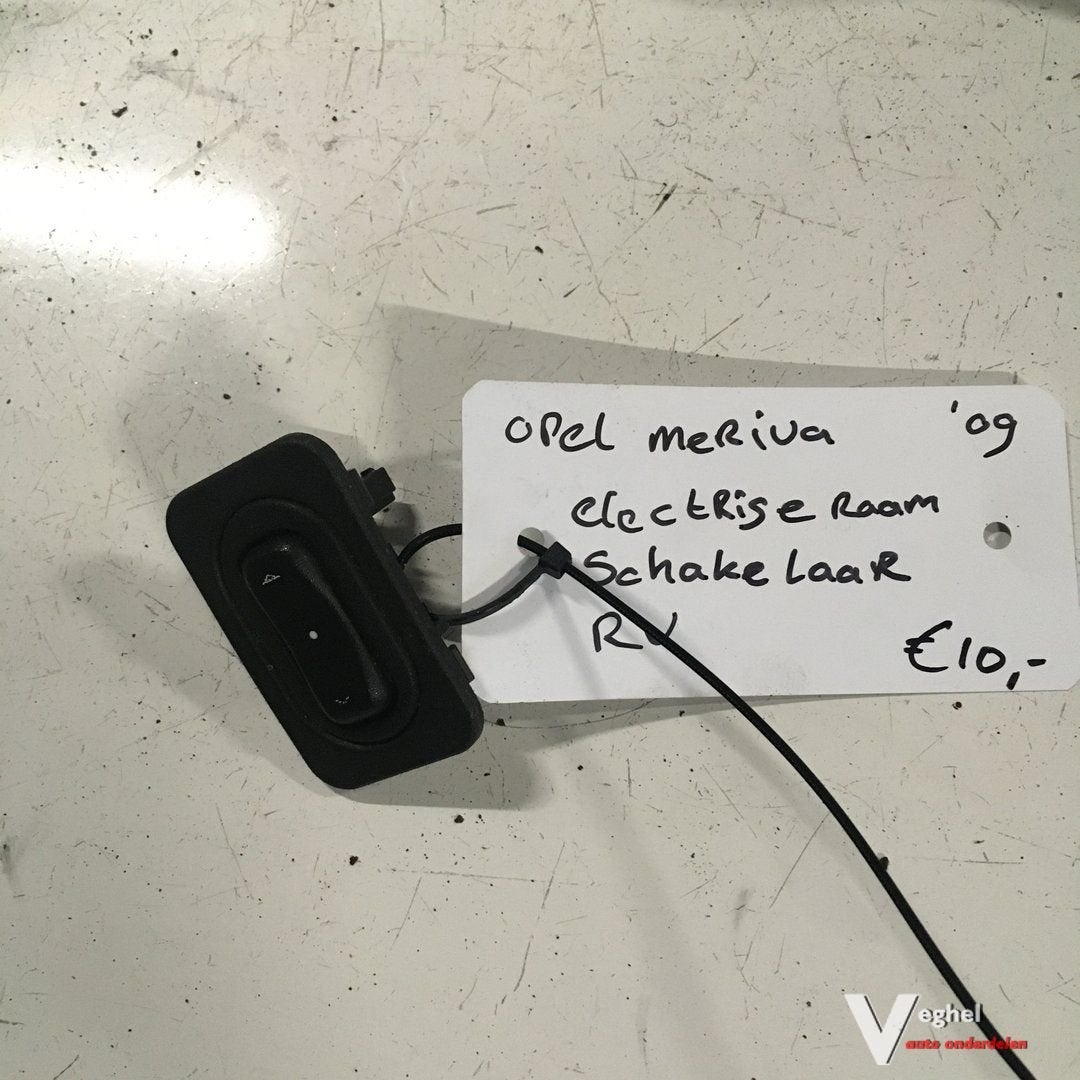 Opel Meriva 1.6 16v automaat Raamschakelaar Rechtsvoor, Gebruikt, -, -, Ophalen of Verzenden