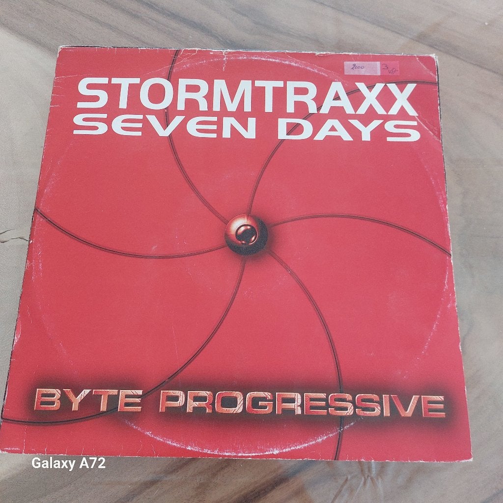 stormtraxx seven days 12 inch maxi, Cd's en Dvd's, Vinyl | Dance en House, Gebruikt, Trance, Ophalen of Verzenden, 12 inch