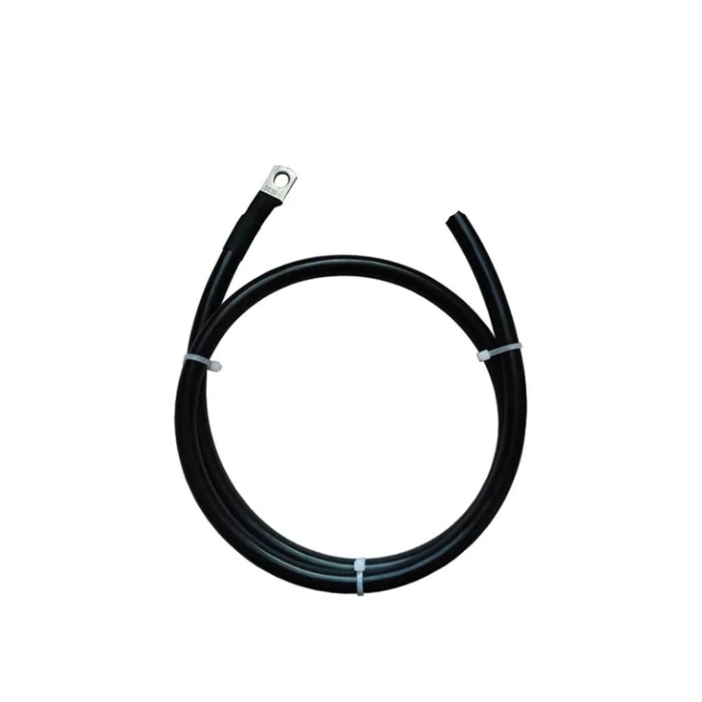 Accu kabel 6mm met kabeloog ZWART, Ophalen of Verzenden, Nieuw, Zwart