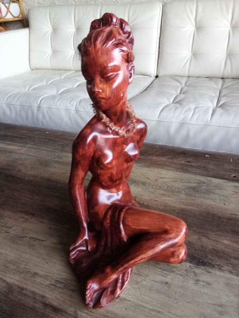 Vintage beeldje, exotische, Antiek en Kunst, Kunst | Overige Kunst, Ophalen