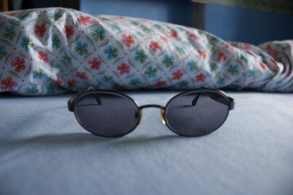 Zonnebril / lunettes de soleil georgio Armani, Autres marques, Enlèvement ou Envoi, Utilisé, Lunettes de soleil