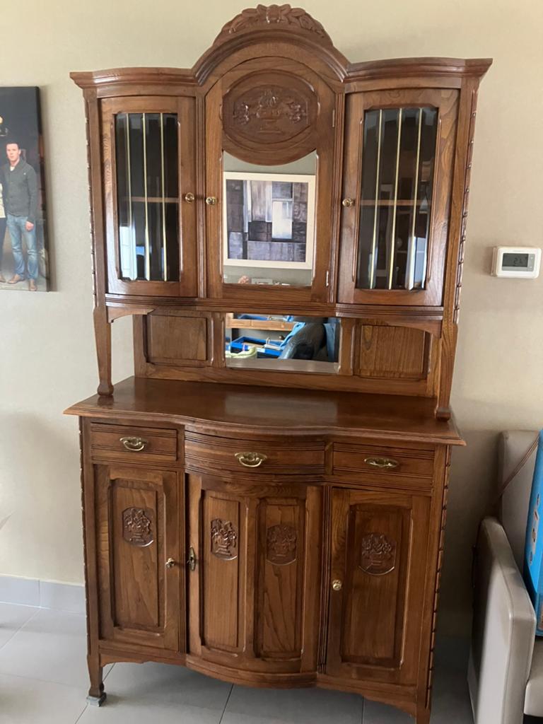 Armoire ancienne, armoire à vaisselle., Enlèvement, Comme neuf