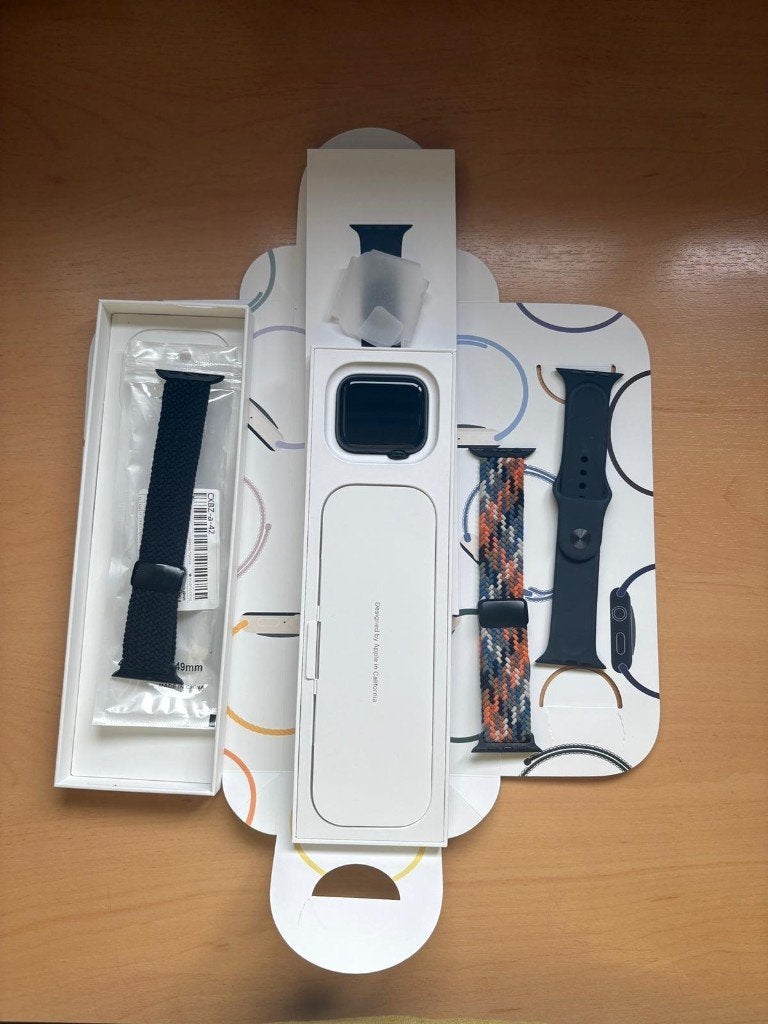 Apple Watch SE 3 GPS - 44 mm Midnight, Zwart, IOS, Ophalen of Verzenden, Zo goed als nieuw