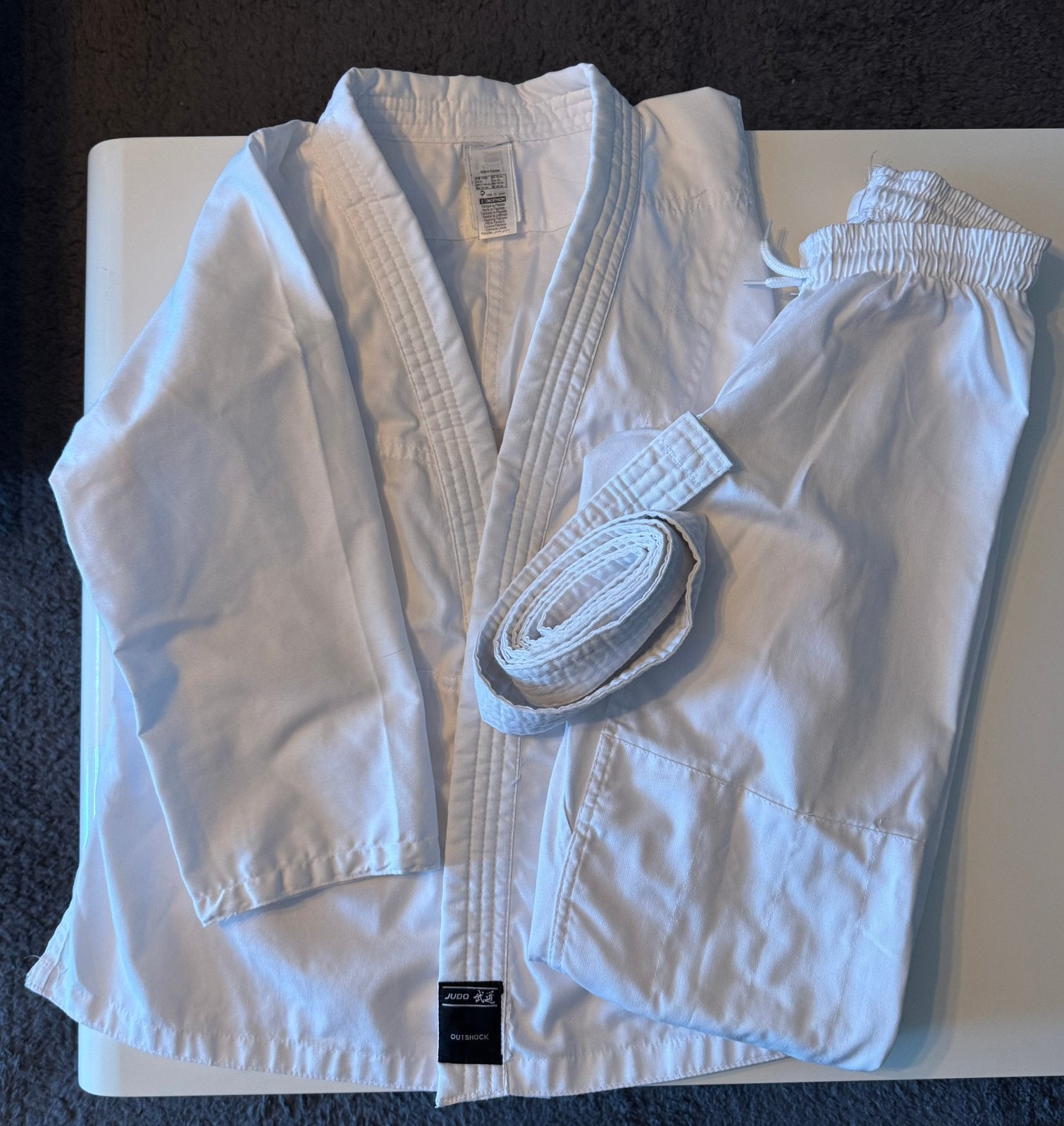 Judo pak / Karate pak 140 cm - 10€, Ophalen, Zo goed als nieuw, Judo