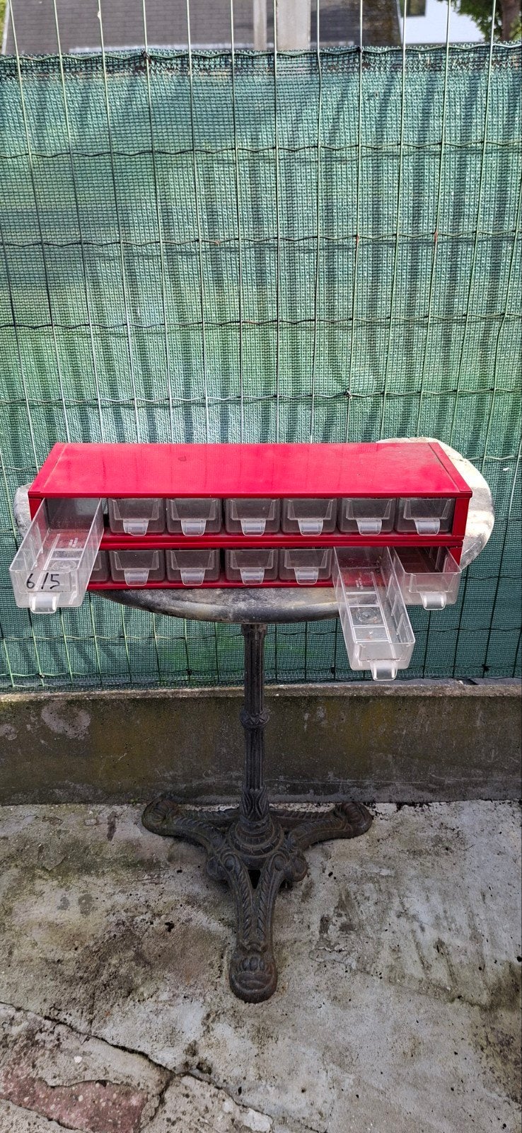 opbergdozen. 2 metalen opbergdozen voor bv plugged,  vijzen, Gebruikt, Gebouwen, Metaal, Ophalen
