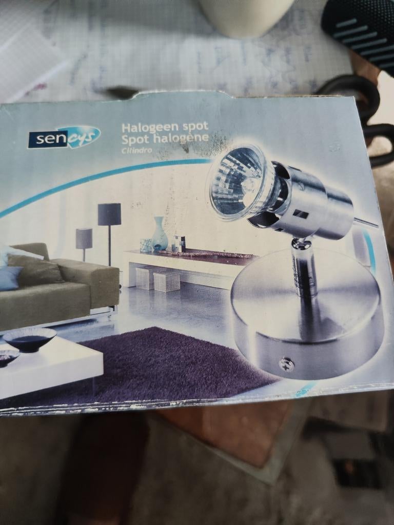 Lampe spot halogène Sencys neuf, Huis en Inrichting, Ophalen