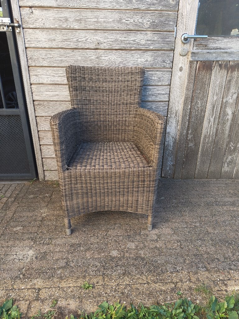 6 tuinstoelen Bristol, Enlèvement, Utilisé, Osier