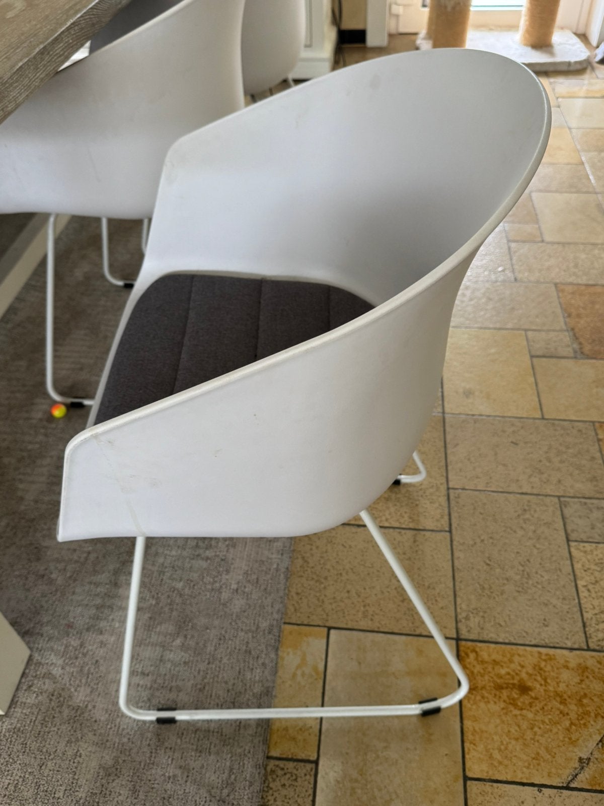Chaises 6 pièces, Maison & Meubles, Chaises, Synthétique, Enlèvement, Blanc, Modern