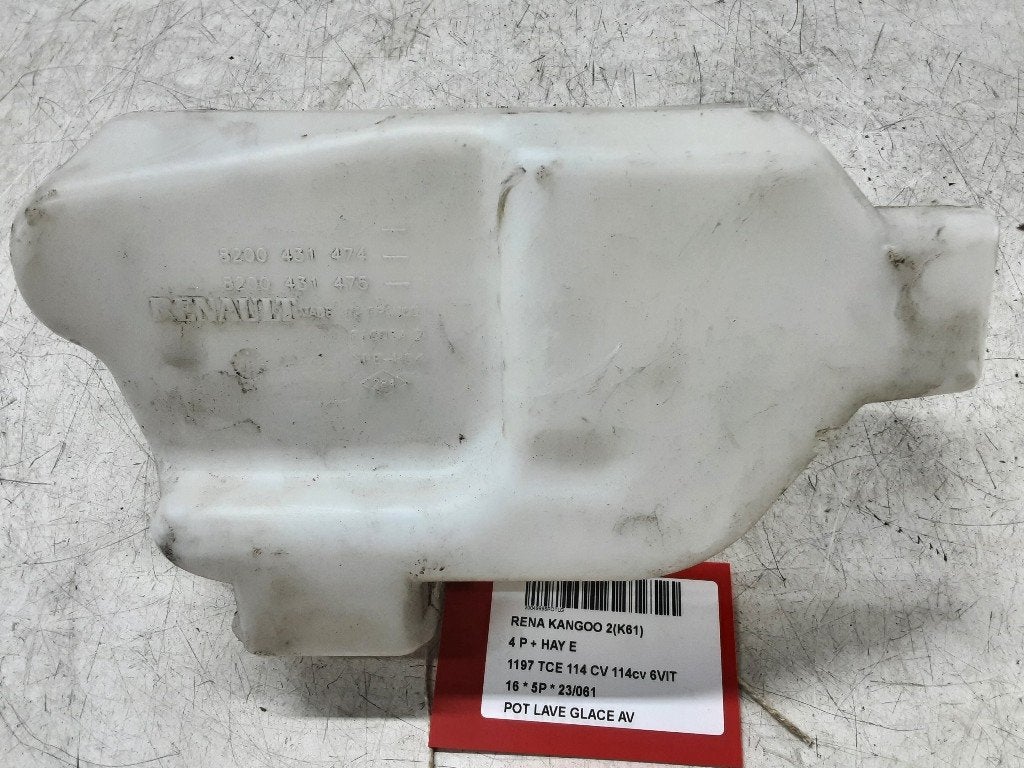 LAVE-GLACE RESERVOIR AVANT Kangoo / Grand Kangoo (KW), Renault, Utilisé, Peter-Huppertz-Straße 5
51063  Köln, DE, Dialog.deutschland@renault.de