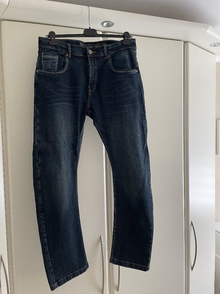 Jeans Modeka bleu foncé Taille 36, Motos, Enlèvement ou Envoi, Pantalon | textile, Hommes, Neuf, sans ticket