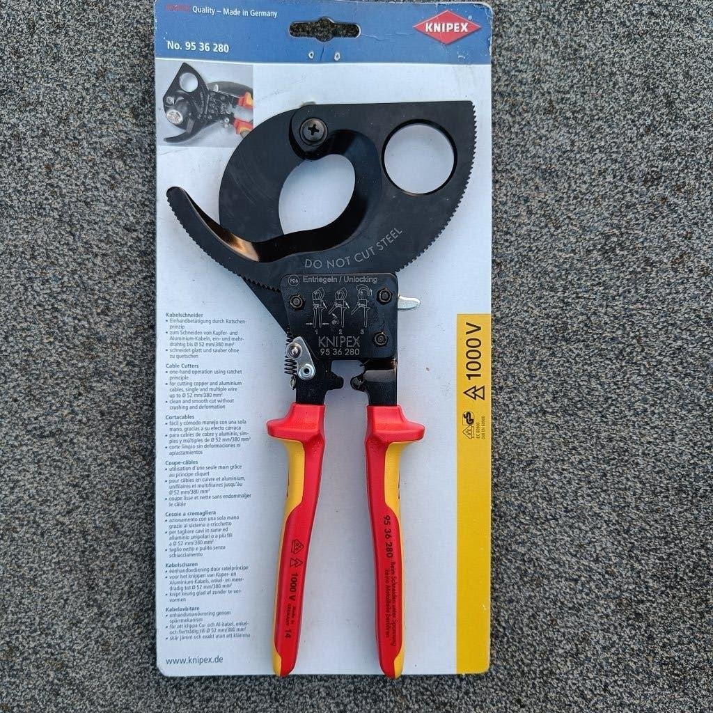 knipex kabeltang 9636280 nieuw, Doe-het-zelf en Bouw, Ophalen, Nieuw
