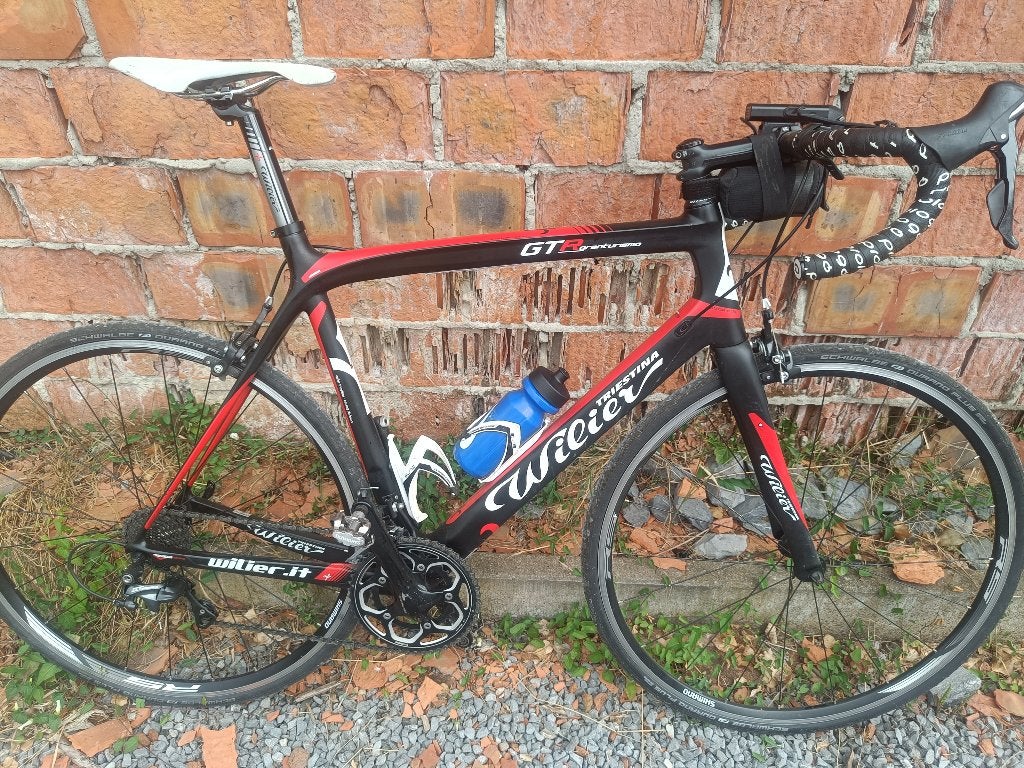 Willier Koersfiets, Fietsen en Brommers, 28 inch, Carbon, Zo goed als nieuw, 15 tot 20 versnellingen