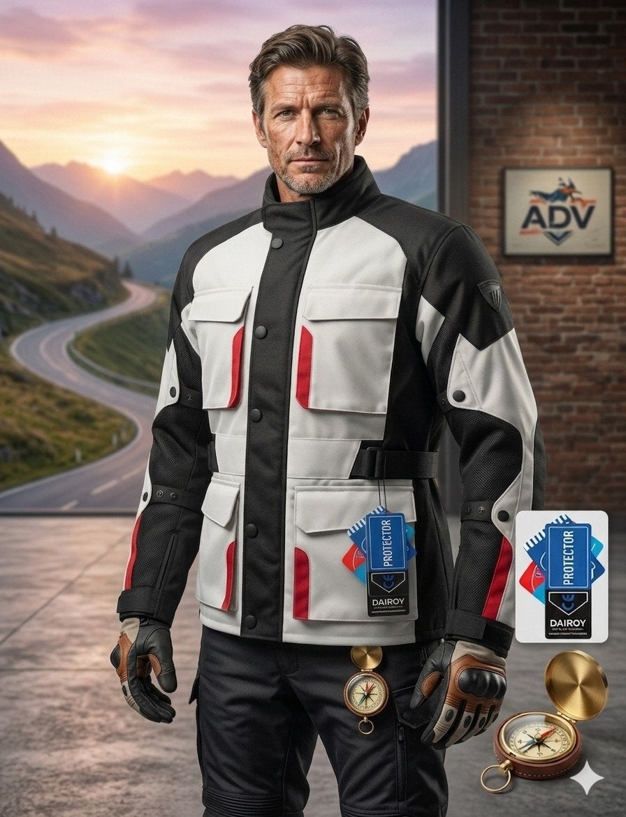 veste de Moto textile cordura 600D neuf CE protecteurs, Motos, Envoi, Neuf, avec ticket, Manteau | tissu