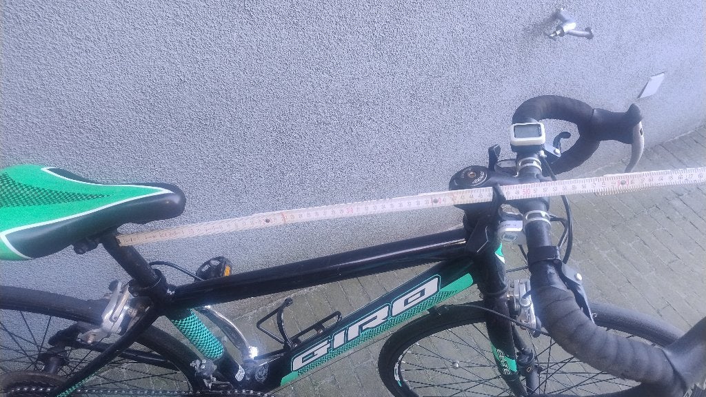 Kinderkoersfiets GIRO, extra remgreep bovenop het stuur, Fietsen en Brommers, Ophalen, Versnellingen, Gebruikt, 24 inch