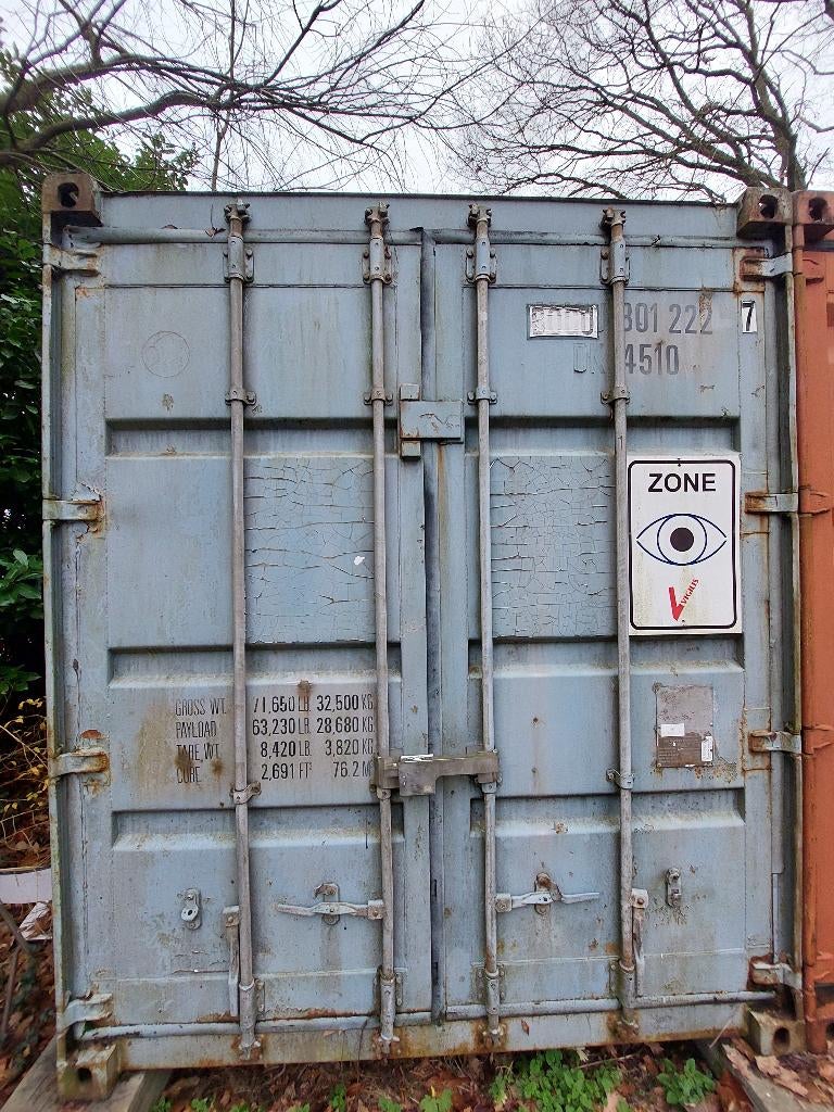 40ft zeecontainer high cube, container, Ophalen