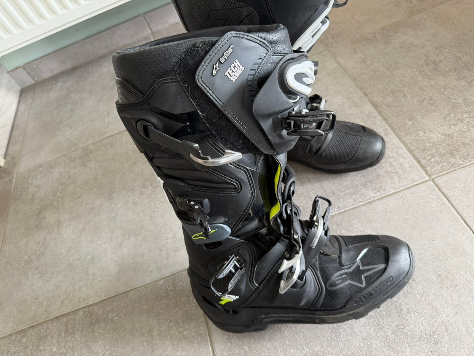 Alpinestars tech 7 dry star enduro maat 47, Motoren, Ophalen of Verzenden