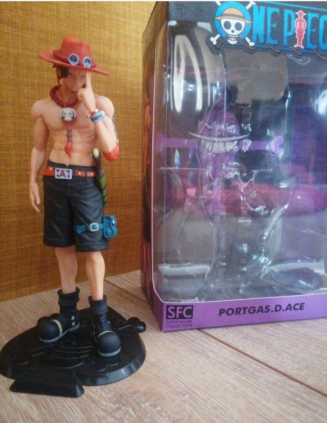 Figurine One Piece - Portgas D. Ace - SFC (ABYstyle) boite, Ophalen of Verzenden, Overige figuren, Zo goed als nieuw, Beeldje of Figuurtje