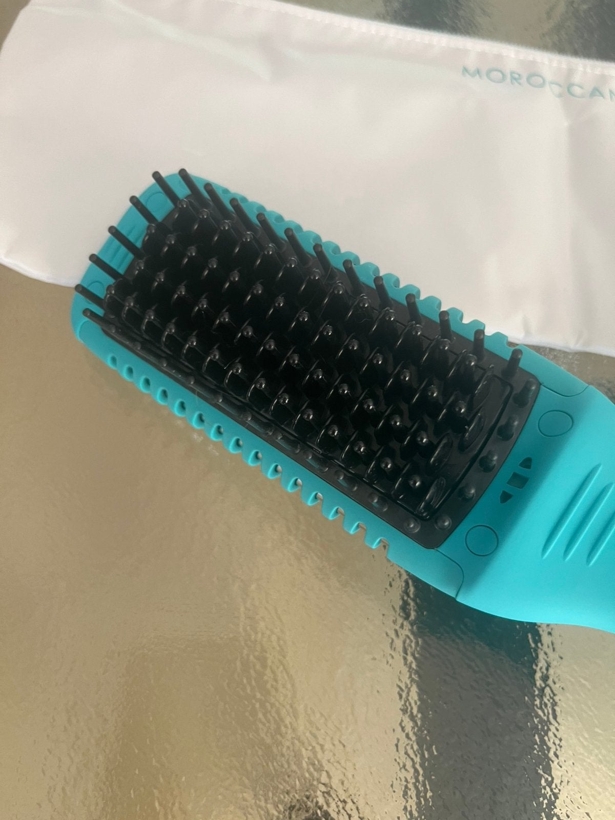 Borstel met haardroger Moroccanoil, Bijoux, Sacs & Beauté, Beauté | Soins des cheveux, Enlèvement, Neuf, Sèche-cheveux