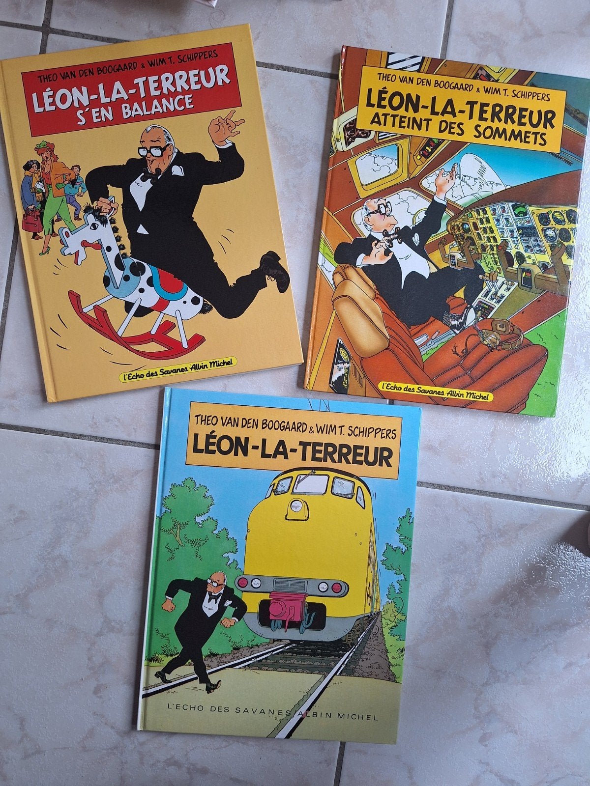 Lot de 3 Bd Léon-la-Terreur Premières éditions pour 18€, Livres, BD, Plusieurs BD, Enlèvement, Comme neuf