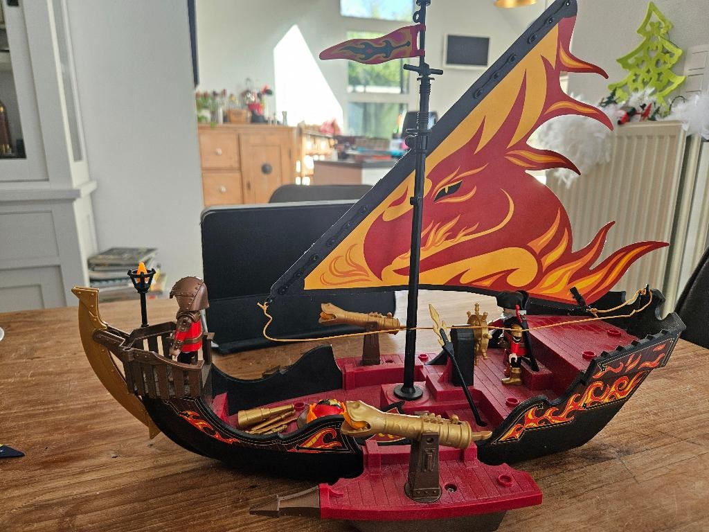 Playmobil Vuurschip 70641, Kinderen en Baby's, Speelgoed | Playmobil, Ophalen of Verzenden, Zo goed als nieuw, Complete set