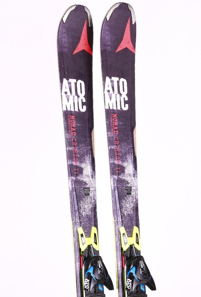 186 skis ATOMIC NOMAD CRIMSON TI, âme en bois, Carving, Enlèvement ou Envoi, Skis, Utilisé
