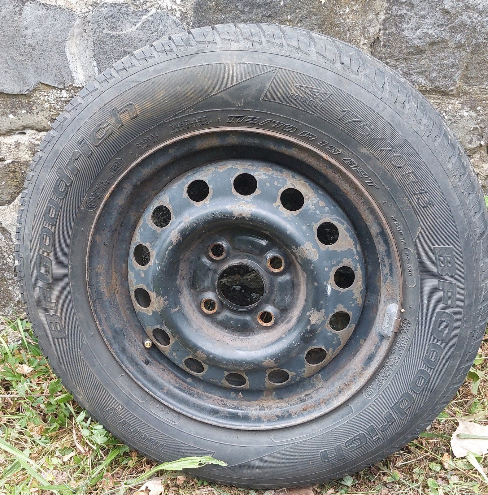 Wiel 13" 4x100 — 175/70 R13, Ophalen, Gebruikt