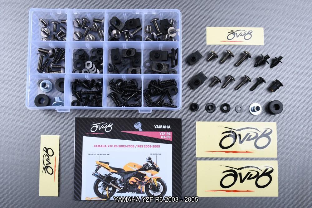 Kuip bouten set voor YAMAHA YZF R6 2003 - 2005, Motoren, Accessoires | Overige, Ophalen of Verzenden, Nieuw
