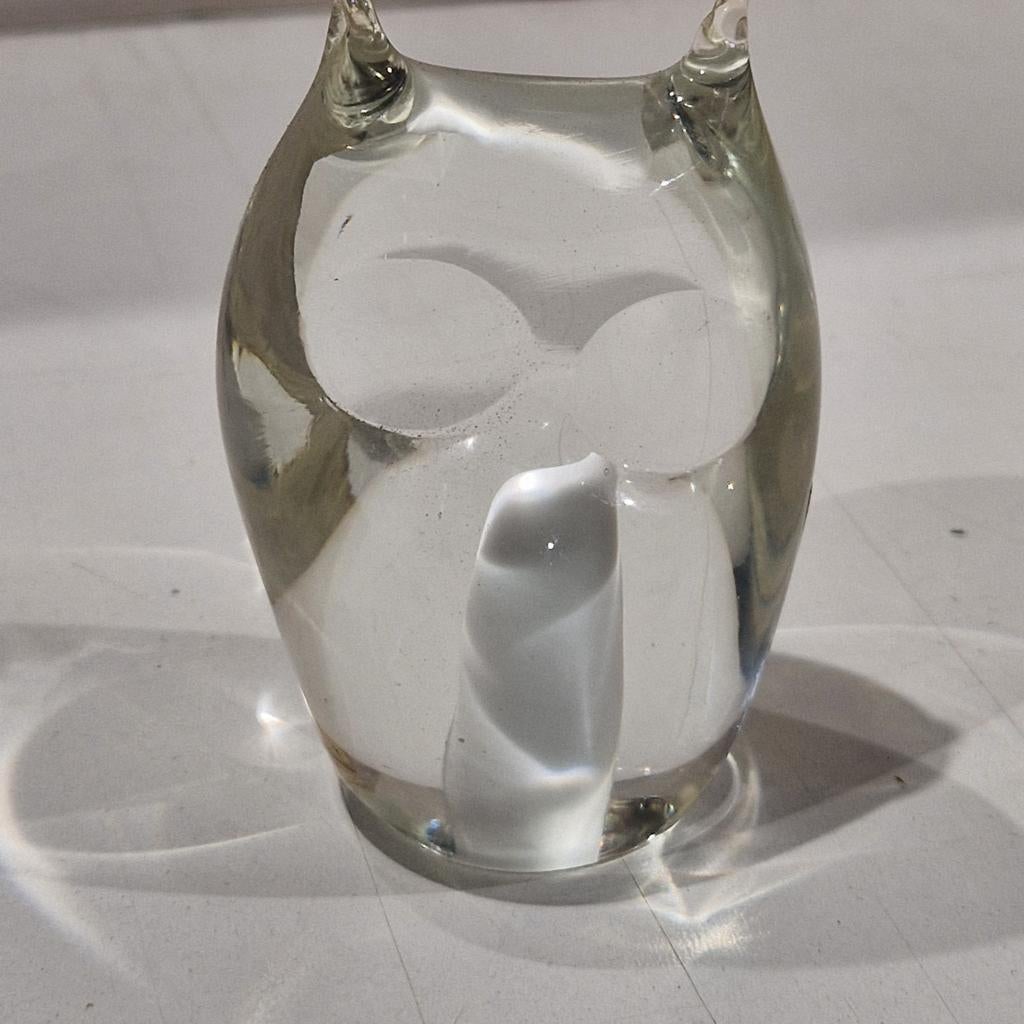 Murano uil ,  ca doro  pocos de caldas glas kristal werk, Antiek en Kunst, Ophalen of Verzenden
