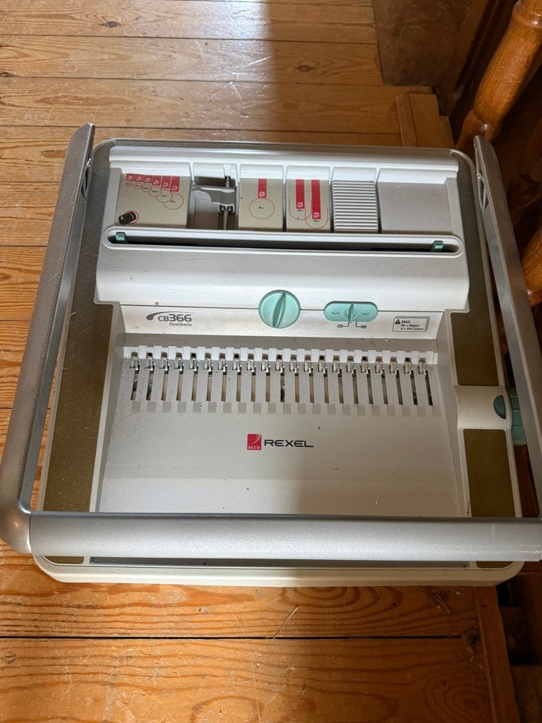 Inbindmachine, Ophalen, Gebruikt