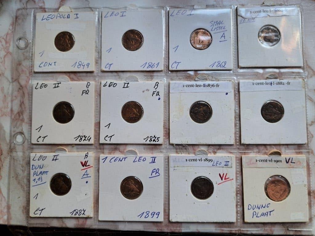BELGISCHE  MUNTEN, Ophalen of Verzenden, Gebruikt