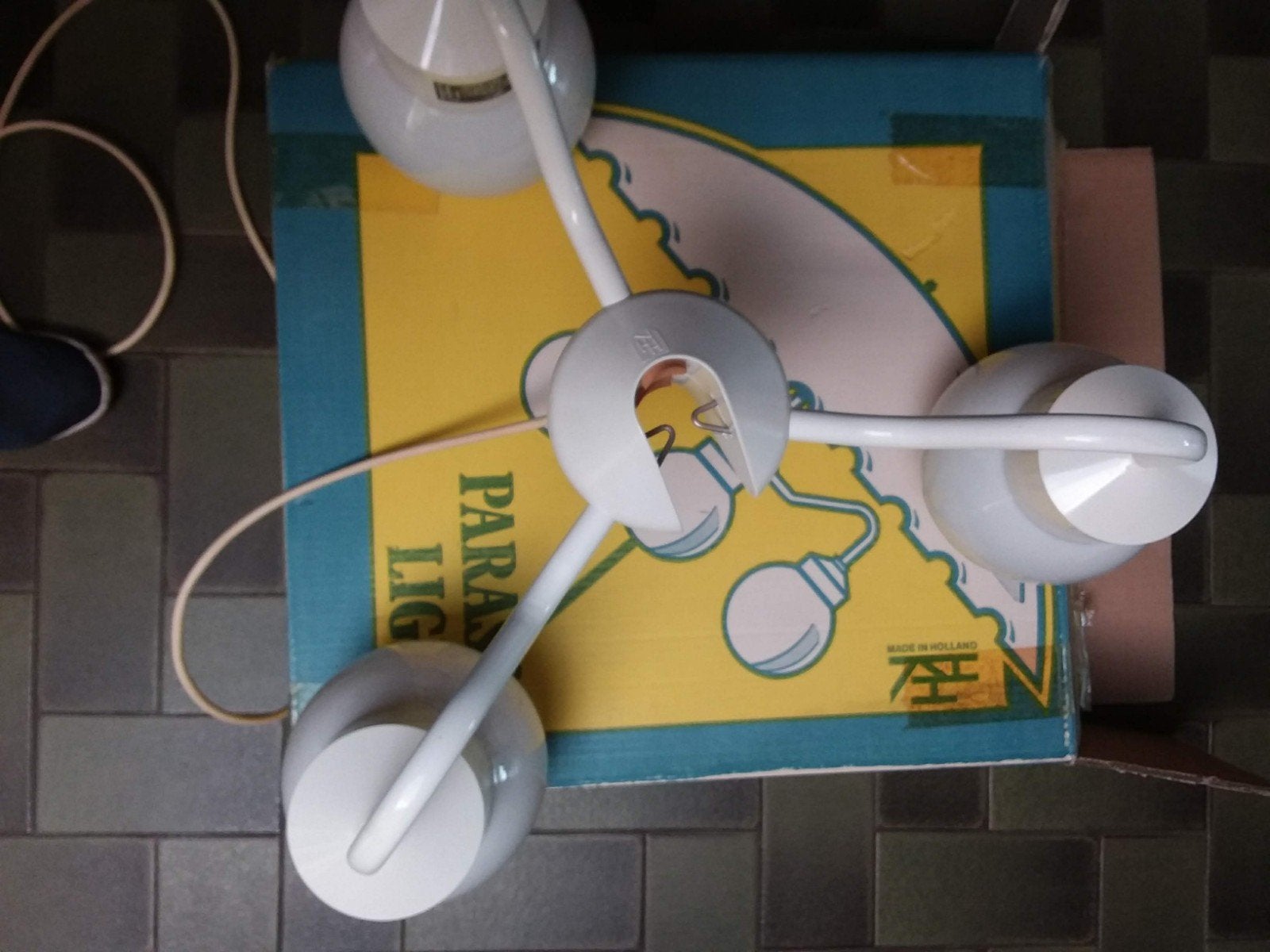 Verlichting voor order parasol, Ophalen, Gebruikt